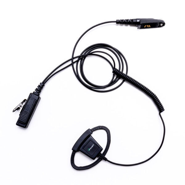 Platinum Series Noise Cancelling 1-Wire Surveillance Kit for Two-Way Radio with Adjustable D-Shaped Ear Hanger - Image 2