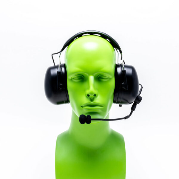 Over the Head Double Muff Noise Attenuation Headset with Replaceable Cable Sold Separately