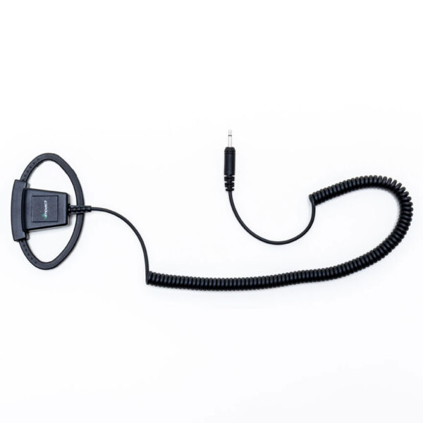 Single-Pin Listen-Only Earpiece for Two-Way Radio Speaker Mic with Adjustable D-Shaped Ear Hanger - Image 6