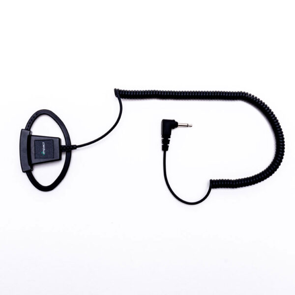 Single-Pin Listen-Only Earpiece for Two-Way Radio Speaker Mic with Adjustable D-Shaped Ear Hanger - Image 2